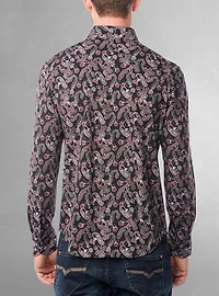 Men's casual long sleeve stretch shirt