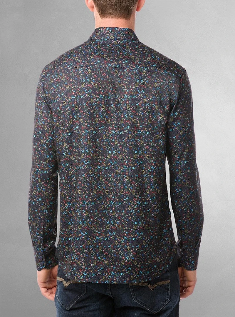 Chemise décontractée à manches longues pour hommes