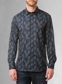 Men's casual long sleeve stretch shirt