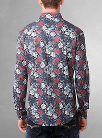 Men's casual long sleeve stretch shirt