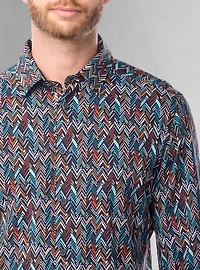 Men's casual long sleeve stretch shirt