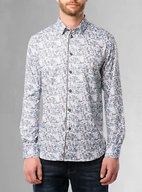 Chemise décontractée à manches longues pour hommes