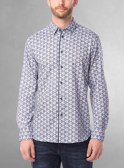 Men's casual long sleeve stretch shirt