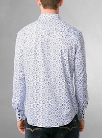 Men's casual long sleeve stretch shirt