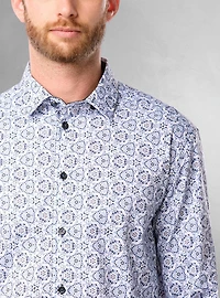Men's casual long sleeve stretch shirt