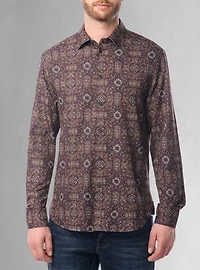 Men's casual long sleeve stretch shirt