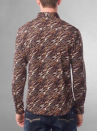 Men's casual long sleeve stretch shirt