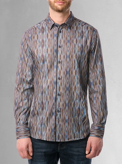 Chemise décontractée à manches longues pour hommes