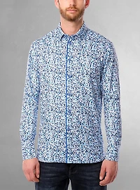 Men's casual long sleeve stretch shirt