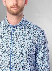 Men's casual long sleeve stretch shirt