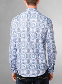 Men's casual long sleeve stretch shirt