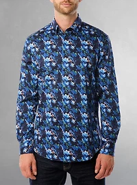 Men's casual long sleeve graduation shirt