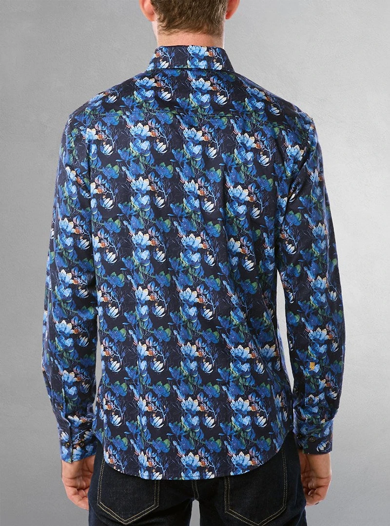 Chemise décontractée à manches longues pour hommes
