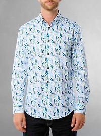 Chemise de fin d'études décontractée à manches longues pour hommes