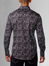 Men's casual long sleeve stretch shirt