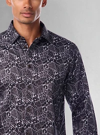 Men's casual long sleeve stretch shirt