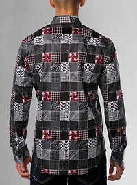 Men's casual long sleeve stretch shirt