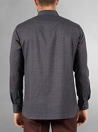 Men's casual long sleeve stretch shirt