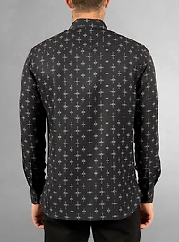 Men's casual long sleeve stretch shirt