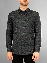 Chemise stretch décontractée à manches longues pour homme