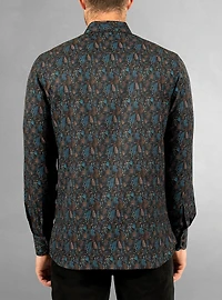 Men's casual long sleeve stretch shirt