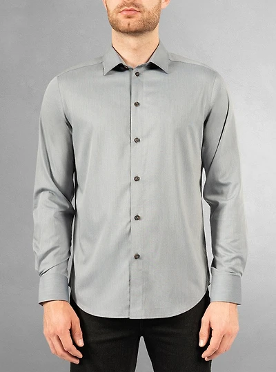 Men's casual long sleeve stretch shirt