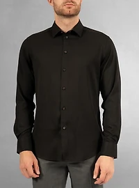 Men's casual long sleeve stretch shirt