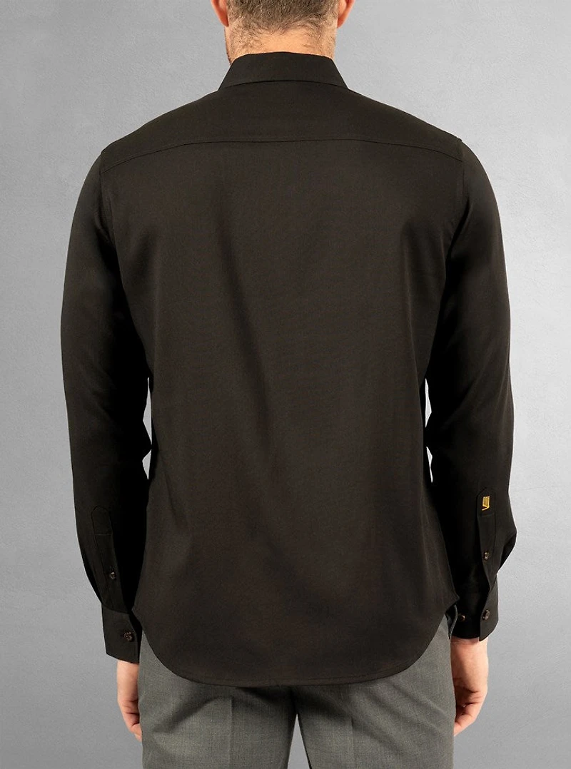 Men's casual long sleeve stretch shirt