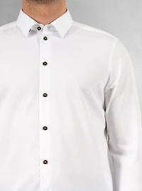 Men's casual long sleeve stretch shirt