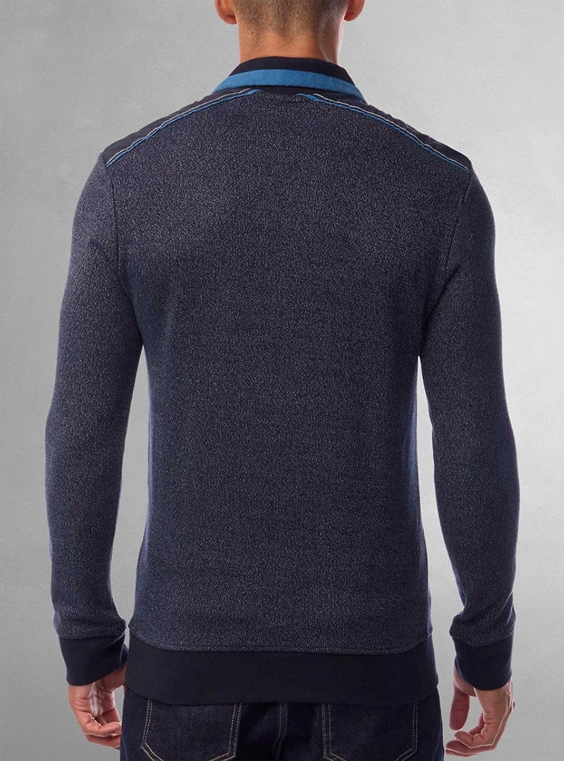 Polo à manches longues pour hommes