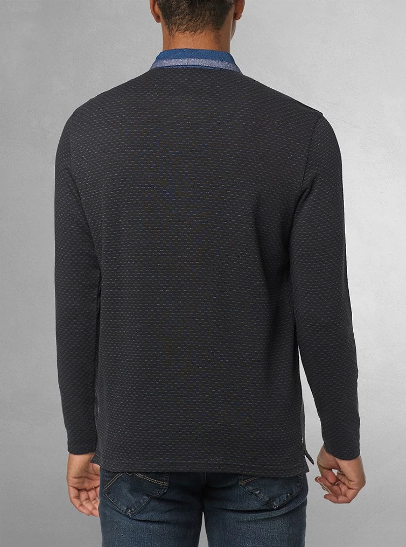 Polo à manches longues pour hommes