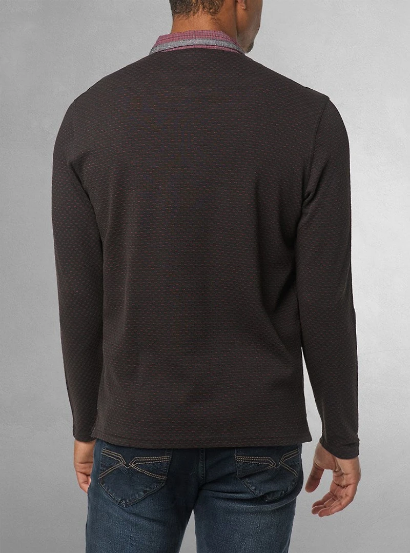 Polo à manches longues pour hommes