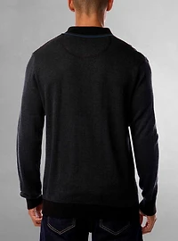 Men's long sleeve polo