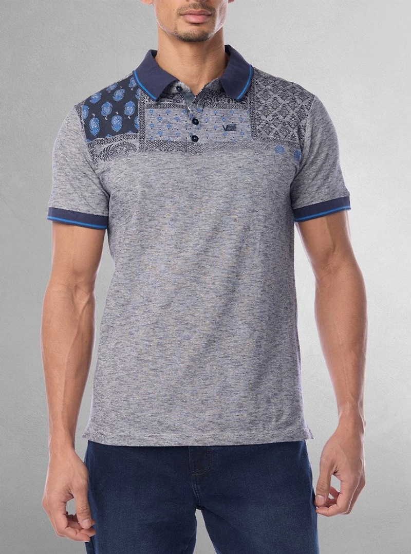 Polo à manches courtes pour hommes