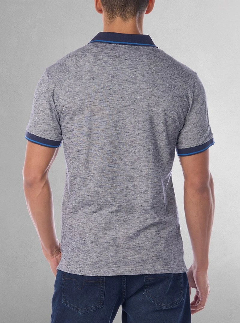 Polo à manches courtes pour hommes