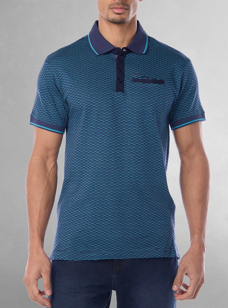 Polo à manches courtes pour hommes