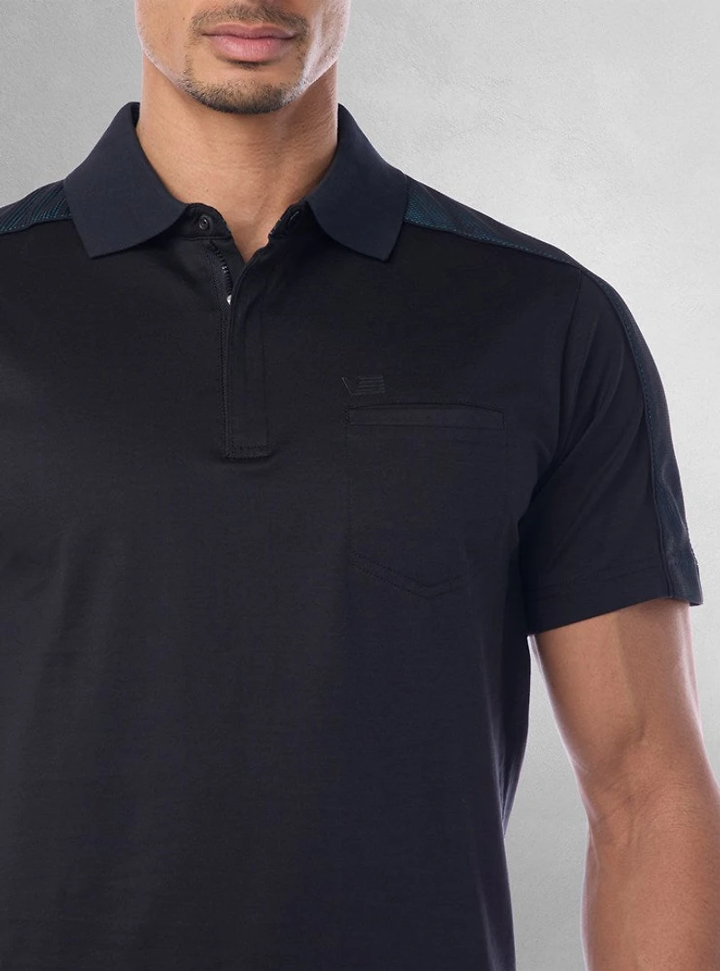 Men's short sleeve polo