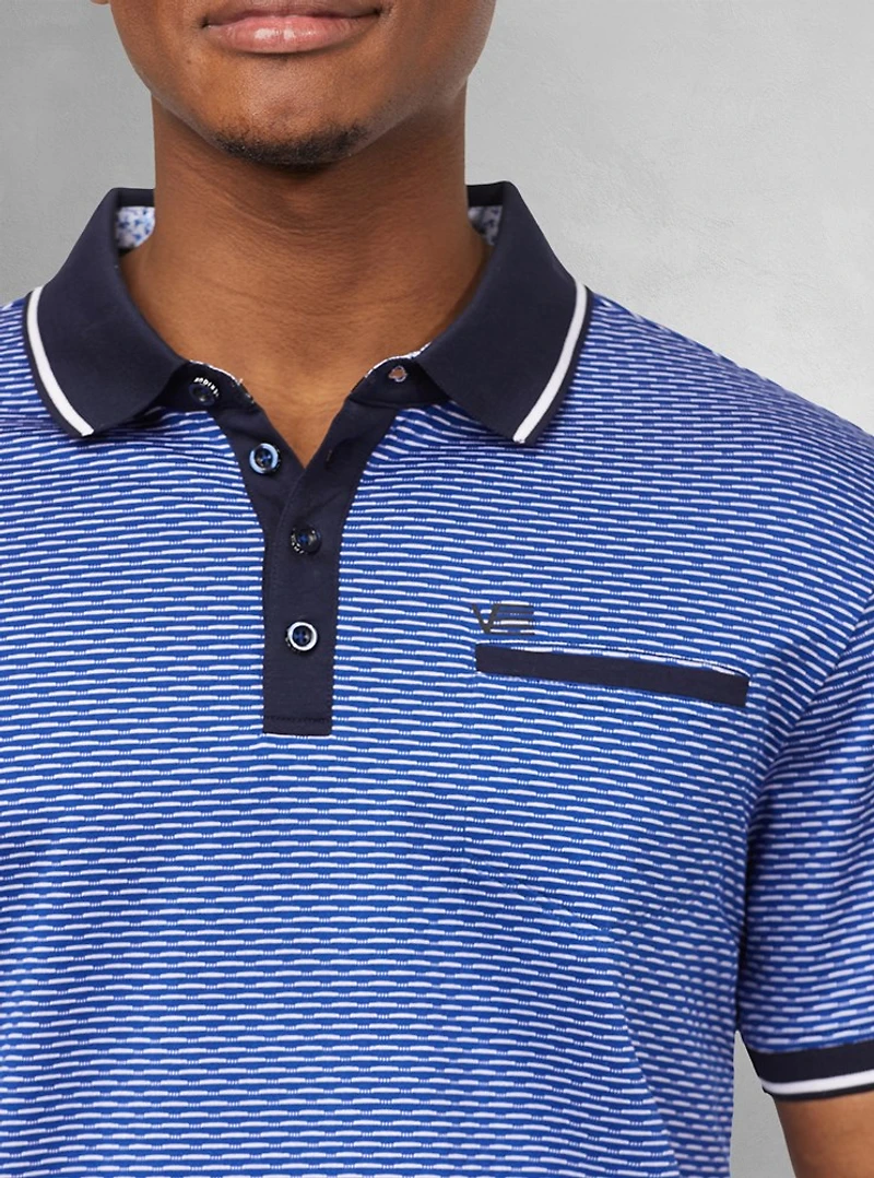 Men's short sleeve polo