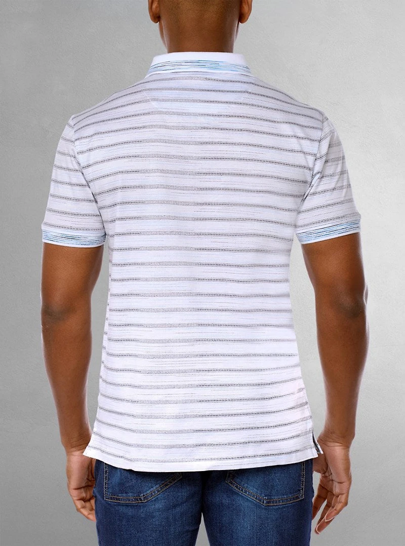 Polo à manches courtes pour hommes