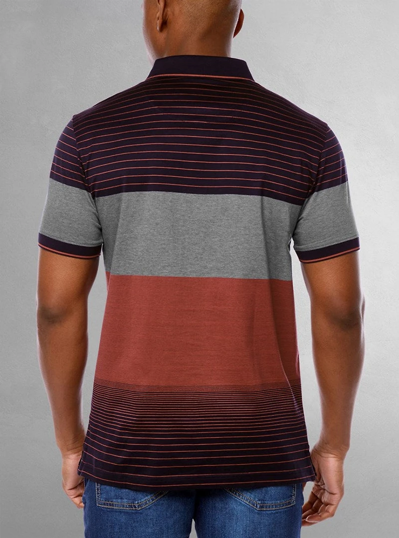 Polo à manches courtes pour hommes