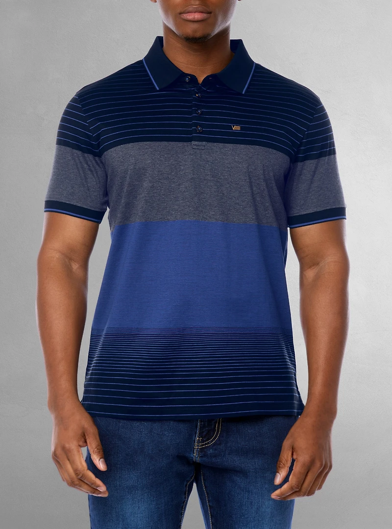 Polo à manches courtes pour hommes