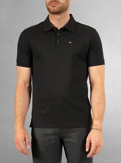 Polo basique à manches courtes pour homme