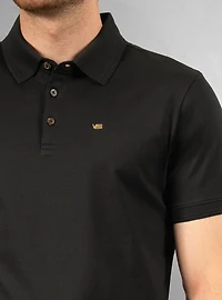Polo basique à manches courtes pour homme