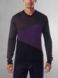 Chandail à col en V pour hommes