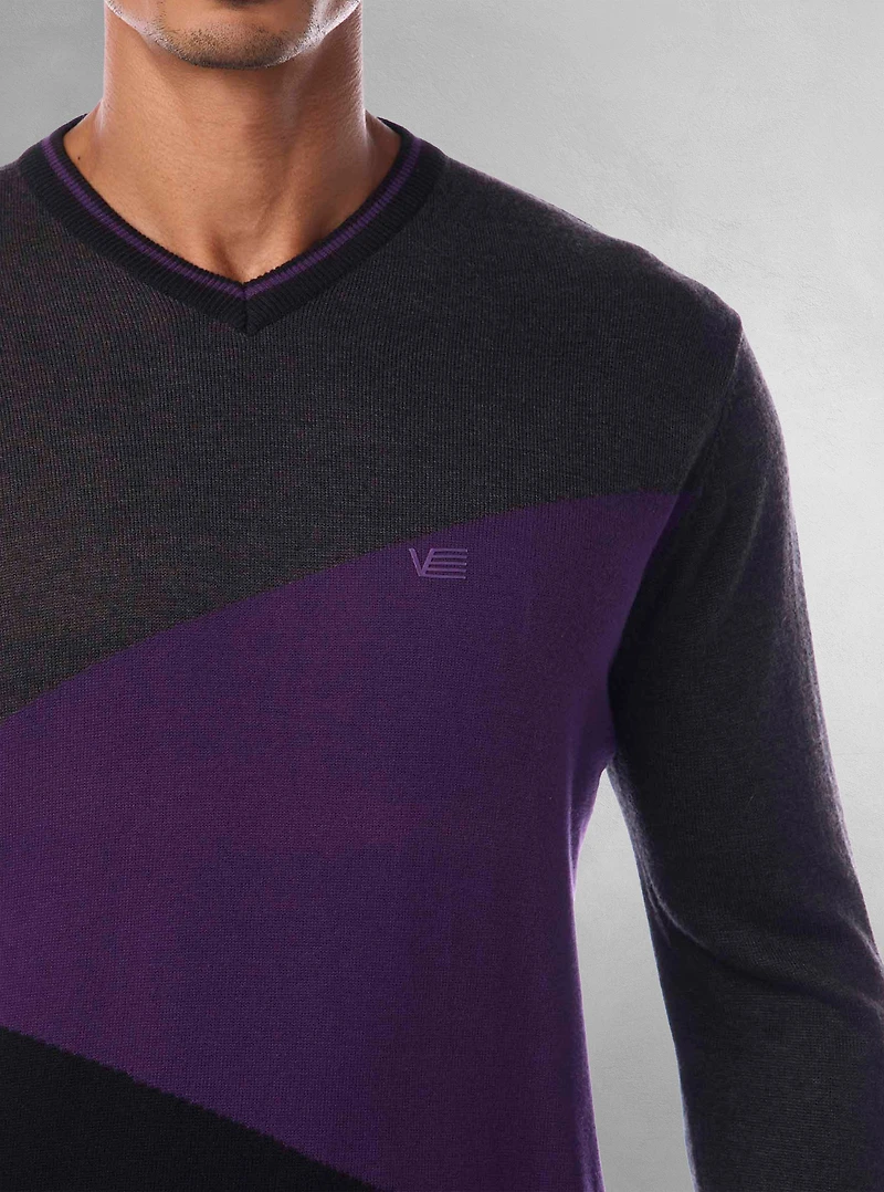 Men's v neck sweater