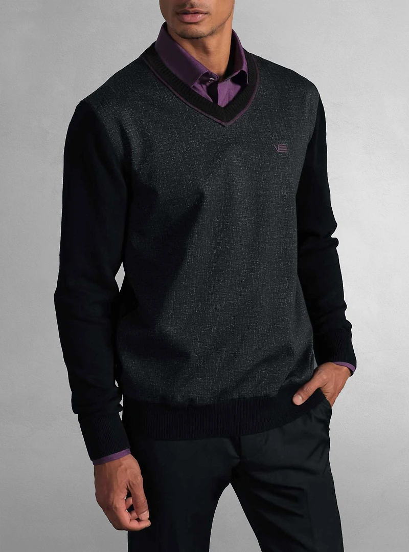 Men's v neck sweater