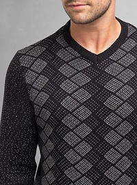 Men's v neck sweater