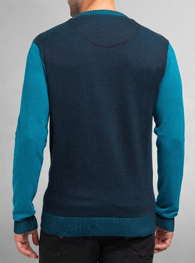 Chandail à col en V pour hommes
