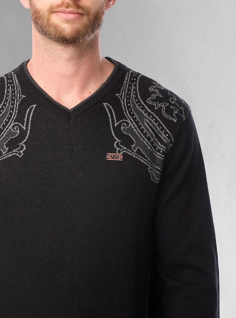 Men's v neck sweater