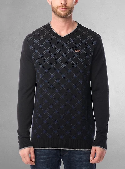 Men's v neck sweater